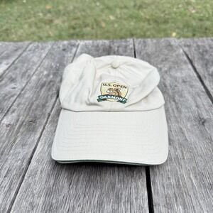 2007 US Open Oakmont Golf Cap USGA Member Beige Adjustable‎ Hat - EUC
